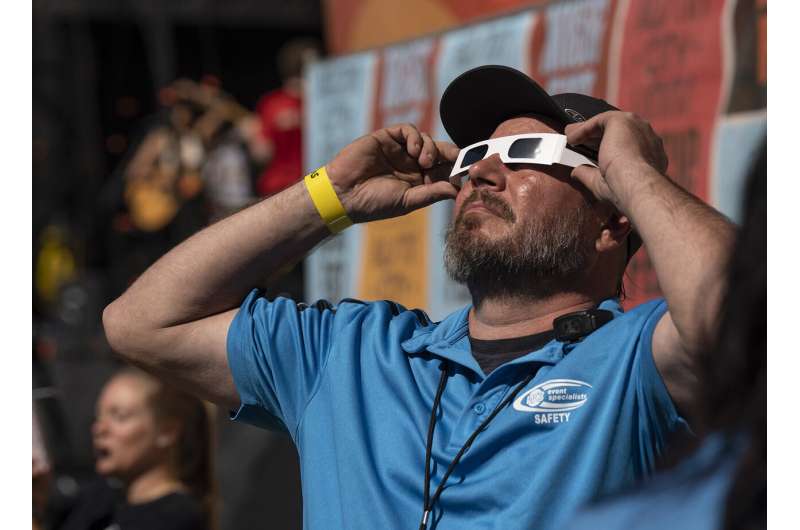 'Ring of fire' eclipse moves across the Americas, bringing with it cheers and shouts of joy